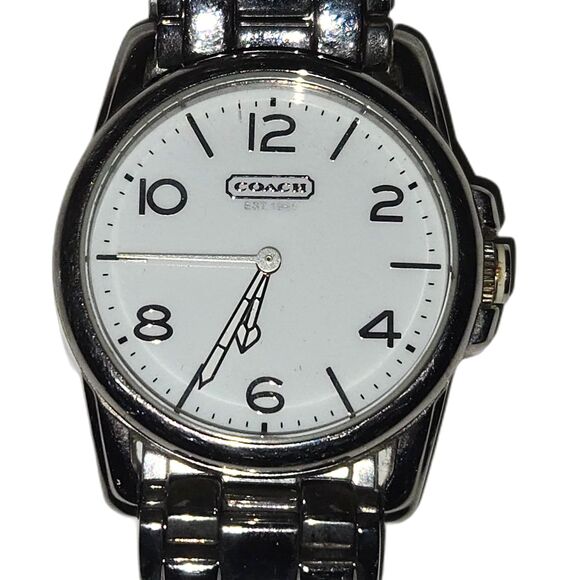 Coach Accessories - Coach Women’s Stainless Steel Bracelet Watch Silver 32mm Quartz CA.73.7.14.0751